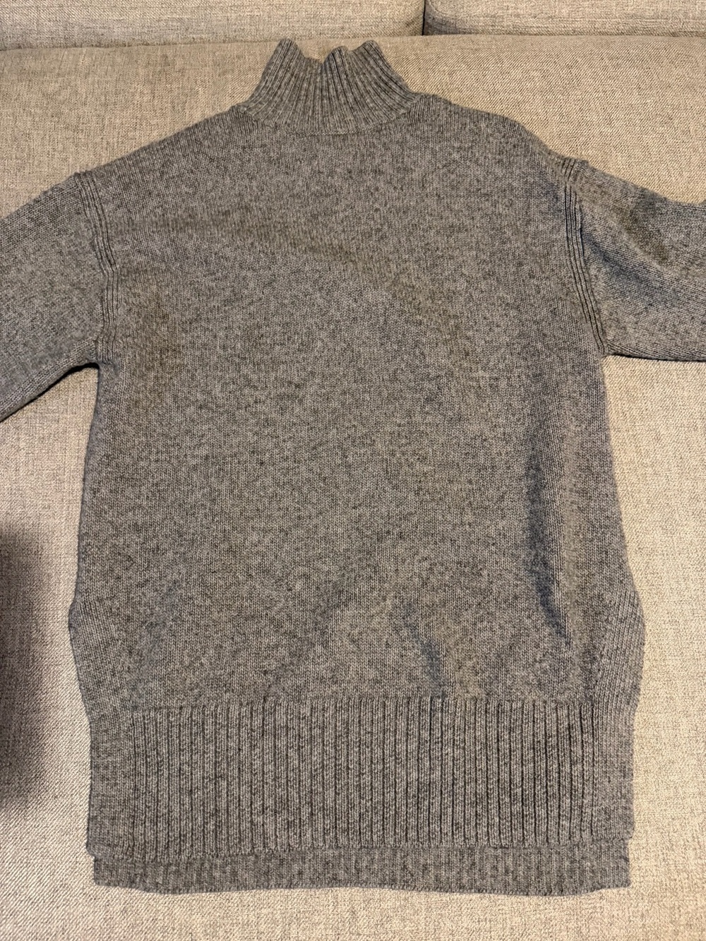 H&M Women's Gray Turtleneck Sweater
